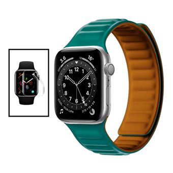 Kit Phonecare Bracelete Magnetic SmoothSilicone + Película de Hydrogel para Apple Watch Series 9 - 45mm - Azul - 1