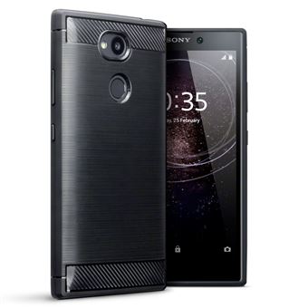 Capa Carbon Gel TPU Carbono Multi4you para Sony Xperia L2 - Preto - 1