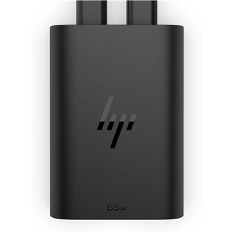 Adaptador e Transformador HP Carregador de portátil USB-C 65 W GaN | Preto - 1