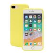 Capa Magunivers silicone borda enrolada suave amarelo para Apple iPhone 8 Plus/7 Plus