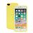 Capa Magunivers silicone borda enrolada suave amarelo para Apple iPhone 8 Plus/7 Plus_0