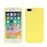 Capa Magunivers silicone borda enrolada suave amarelo para Apple iPhone 8 Plus/7 Plus_1