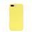 Capa Magunivers silicone borda enrolada suave amarelo para Apple iPhone 8 Plus/7 Plus_2