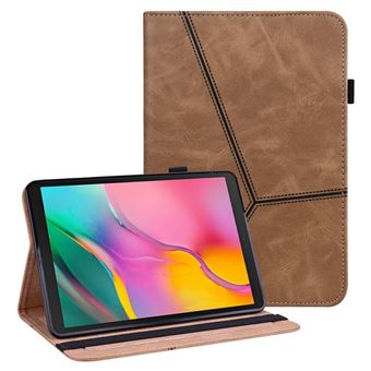 Capa PU à Prova de Choque com Suporte e Suporte de Cartão e Pulseira Castanho Magunivers para Samsung Galaxy Tab A 10.1 (2019) SM-T510 (Wi-Fi) - 1
