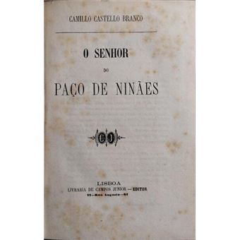 O senhor do paço de ninães. - 1