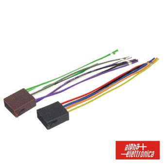 Ficha Para Auto-Rádio Alpha-Elettronica Macho (Iso) - 1