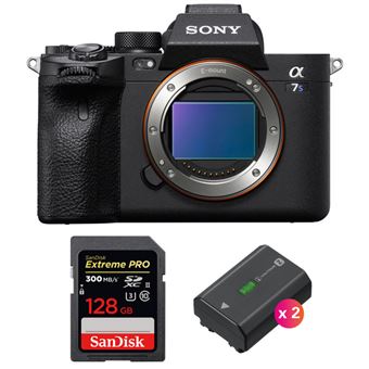 Câmara Sony Alpha a7S III Corpo + SanDisk 128GB Extreme PRO UHS-II SDXC 300 MB/s + 2 Sony NP-FZ100 - Preto - 1