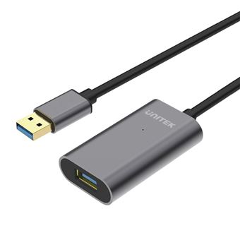 Cabo Usb UNITEK Y-3004 | Cinzento - 1