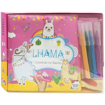 Colorindo No Banho: Lhama - 1