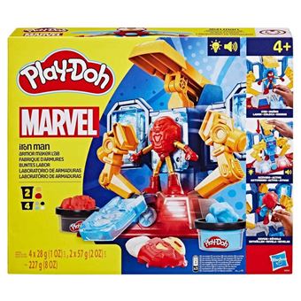 Plasticina Marvel Homem de Ferro Laboratorio de Armaduras Play-Doh Hasbro - 1