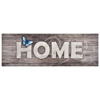 Tapete de Cozinha Lavável vidaXL com design Home 45x150 cm - 1