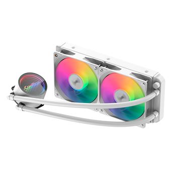 Refrigerador Líquido All-in-one CoolBox Infinite Liquid 240 ARGB | Branco - 1