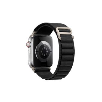 Bracelete Poliéster Gift4Me Alpine M (Pulso de 145mm a 190mm) para Apple Watch SE - 40mm - Preto - 1