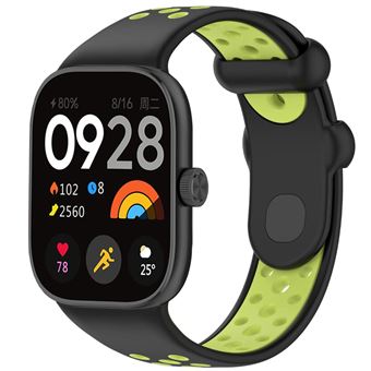Bracelete Desportiva Dual Tone Antiimpacto para Redmi Watch 4 | Preto e verde - 1