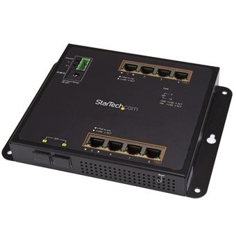 Switch de Rede StarTech.com IES101GP2SFW | Preto - 1