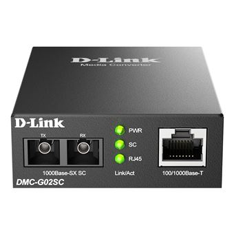 Conversor de Rede de Média D-Link DMC-G02SC/B - 1