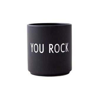Copo Design Letters You Rock | Preto - 1
