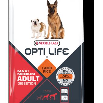 Alimento para Cão Versele-Laga Opti-Life Adult Digestion Medium & Maxi 12.5Kgs - 1
