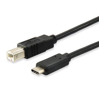 Cabo Usb Equip Cabo USB 2.0 C para B, M/M, 1,0 m | Preto - 1