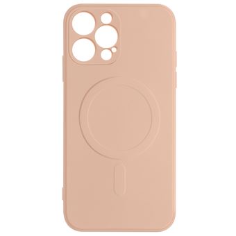 Capa Magsafe Avizar para iPhone 12 Pro Silicone Flexível interior Soft-touch Mag Cover - Rosa - 1