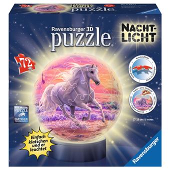 Puzzle 3D Ravensburger Cavalo 00.011.843 | 72 Peças - 1