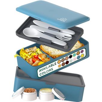 Conjunto de Lancheira Umami Original Bento Box | Azul - 1