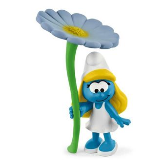 Figura Schleich The Smurfs com Flor | 6 cm - 1
