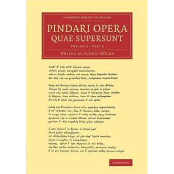 Pindari Opera Quae Supersunt - Paperback - 2013 - 1