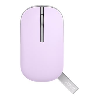 Rato Wireless ASUS Marshmallow MD100 | 1600 DPI | Roxo - 1