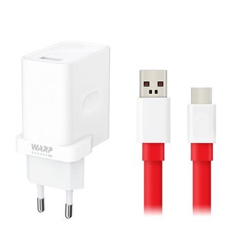 Kit Phonecare | Carregador Warp Charge 30 Fast Charge + Cabo de Carga Warp Charge Type-C 100cm para Oneplus 6 - 1