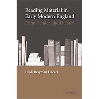 Reading Material In Early Modern England - 1