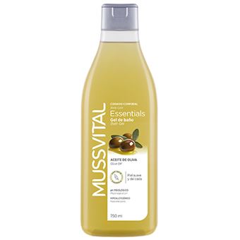Gel de Banho Mussvital Essentials Olive Oil - 1