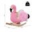 Cavalo de Baloiço HOMCOM Flamingo com Cinto de Segurança para Crianças 60x33x52cm_1