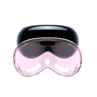 Capa protetora em TPU CO-Phénix para Apple Vision Pro VR | Rosa transparente - 1