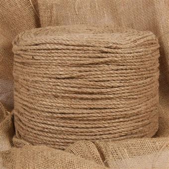 Corda de juta vidaXL | 25 m x 8 mm - 1
