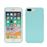 Capa Magunivers silicone borda enrolada ciano para Apple iPhone 8 Plus/7 Plus_1