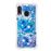 Capa Magunivers para Samsung Galaxy A20E/A10E e TPU Brilho Líquido Quicksand à Prova de Choque Borboleta Azul_1