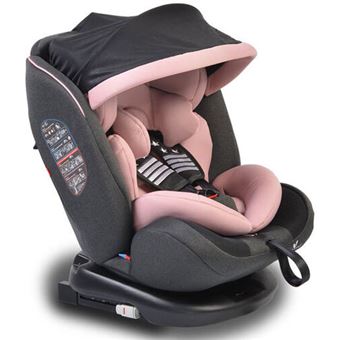 Cadeira Auto Cangaroo Pilot Pink 360º | 0-36 kg - Rosa - 1