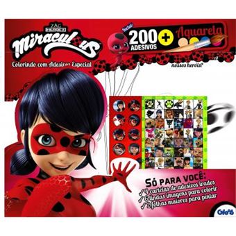 Miraculous. Colorindo com Adesivos - 1