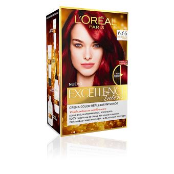 Coloração L'Oreal EP Execellence Intense #6,66 rojo escarlata intenso - 1