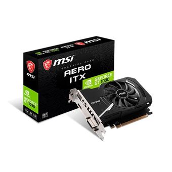 Placa Gráfica Msi VGA Gt 1030 Aero ITX 3G Oc Ddr4 1Sl-Dvi-D/1Hd - 1