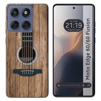 Capa de Silicone TUMUNDOSMARTPHONE para Motorola Edge 60 / 60 Fusion 5G | Design amadeirado 11 padrões - 1