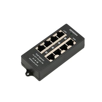 Adaptador Poe Extralink PoE Injector 4 Portas 4x 100Mb/s RJ45 - 1