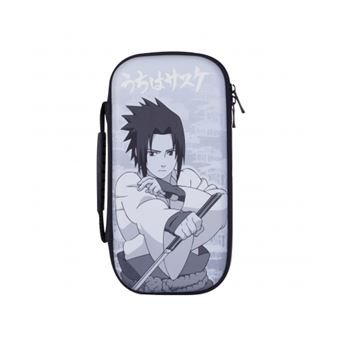 Caixa para Transporte de Consolas Portáteis Konix Naruto Sasuke | Cinzento, Branco - 1