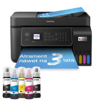 Impressora Multifunções Jato de Tinta Epson EcoTank L5310 | 33 ppm | Wi-Fi | Preto - 1
