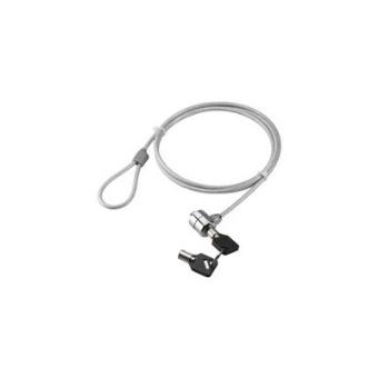 Cadeado antirroubo goobay 93037 cinzento 1,5 m - 1