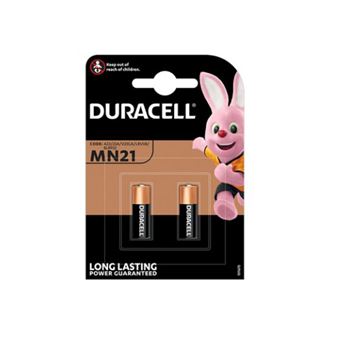 Pack 2 x Pilha Alcalina 12V Duracell MN21 | Preto - 1