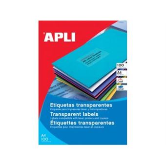 Etiqueta para impressão APLI SP-581225 | Transparente - 1