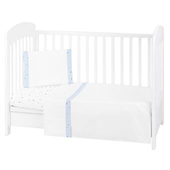 Conjunto Jogo de Cama Kikka Boo Bear with me Azul | 3 Peças | 60x120cm - 1