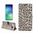 Capa Magunivers PU suporte com padrão de leopardo bege para Samsung Galaxy S10_0